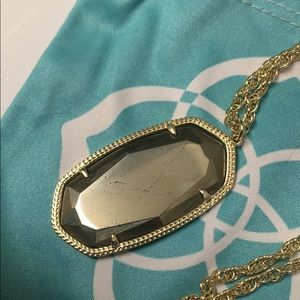 Kendra Scott Jewelry - Kendra Scott Long Necklace | Gold with Grey Stone Kendra Scott Jewelry - Kendra Scott Long Necklace | Gold with Grey Stone